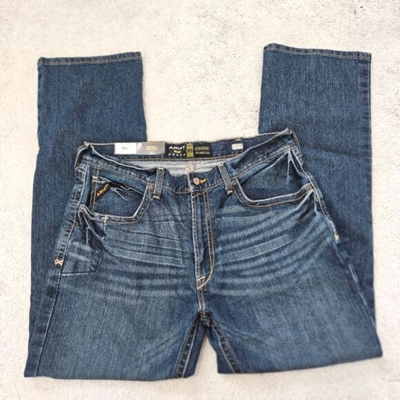 NWT Ariat | Rebar M5 Edge Straight Jean Ironside Denim, Mens 36/32 - Picture 1 of 9